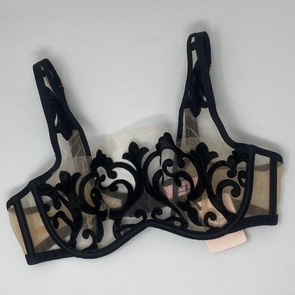 Agent Provocateur Haylie Black Bra 34B NWT - Picture 8 of 11